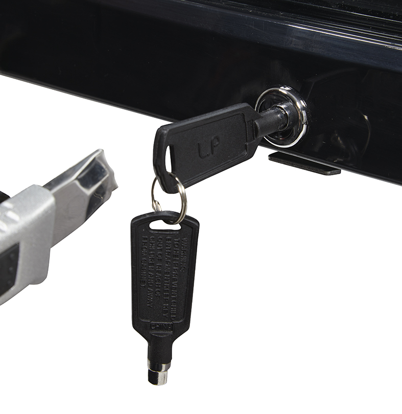 Gastro-Cool Glastürkühlschrank für Flaschen - schwarz - GCGD155 Schlüssel