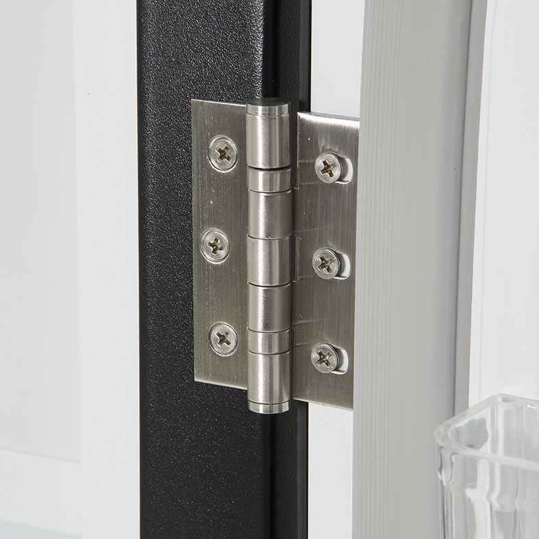Gastro-Cool - Vintage Industries - Retro Kühlschrank Havanna in Schwarz - VIRC330 - Scharnier